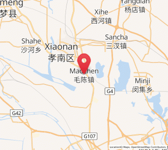Map of Maochen, Hubei