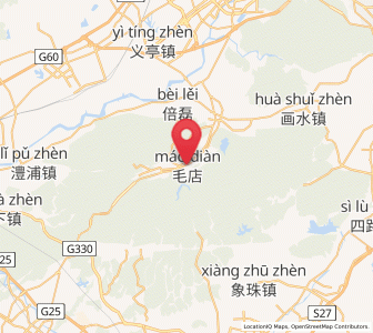 Map of Maodian, Zhejiang
