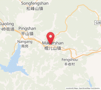 Map of Mao’ershan, Heilongjiang