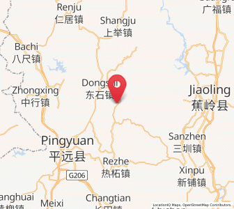 Map of Maoping, Guangdong