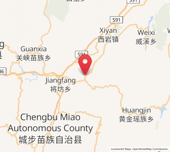 Map of Maoping, Hunan