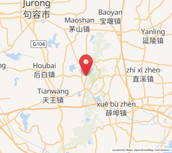 Map of Maoshan, Jiangsu