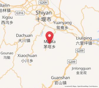 Map of Maota, Hubei