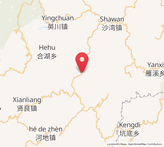 Map of Maoyang, Zhejiang