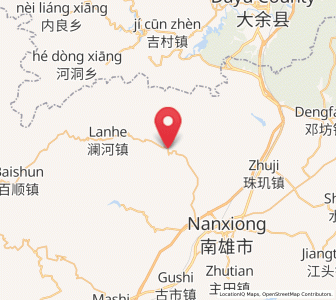 Map of Maozifeng, Guangdong