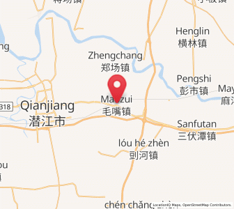 Map of Maozui, Hubei