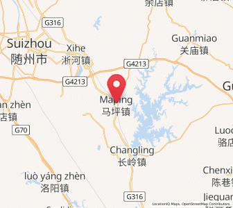 Map of Maping, Hubei