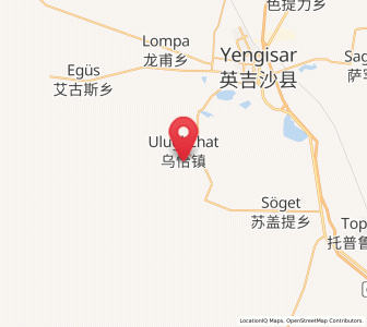 Map of Maqia, Xinjiang