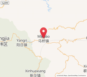 Map of Maqiao, Hubei