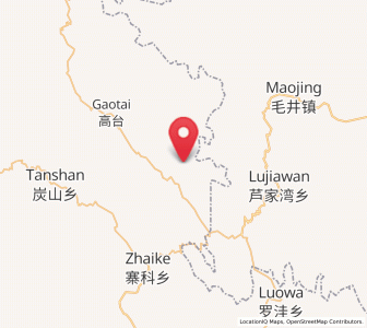 Map of Maqu, Ningxia Hui Autonomous Region