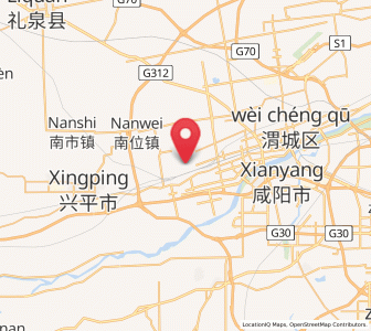 Map of Maquan, Shaanxi