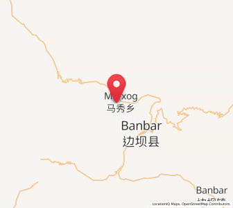 Map of Marxog, Tibet