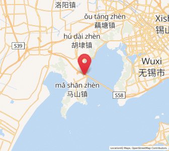 Map of Mashan, Jiangsu