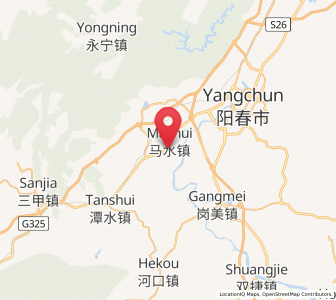 Map of Mashui, Guangdong