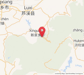 Map of Matian, Jiangxi