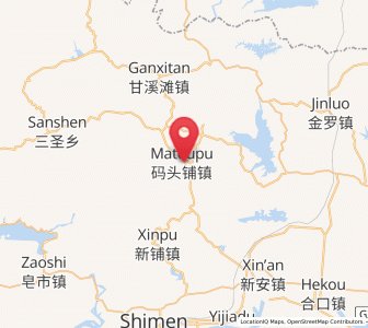 Map of Matoupu, Hunan