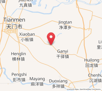 Map of Mawan, Hubei