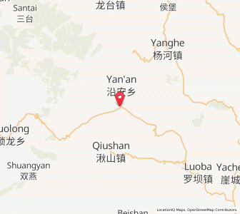 Map of Mawu, Gansu