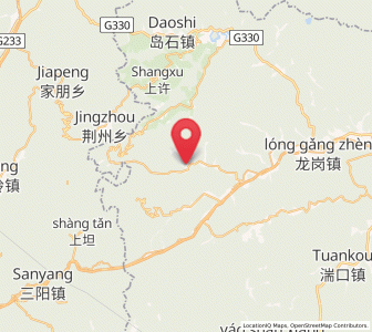 Map of Maxiao, Zhejiang