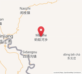 Map of Mayihe, Jilin