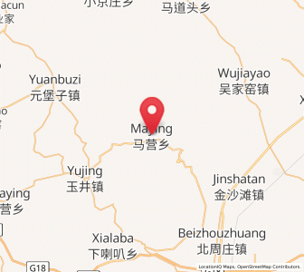 Map of Maying, Shanxi