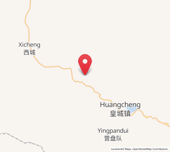 Map of Maying, Gansu