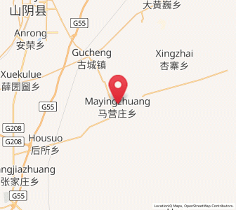 Map of Mayingzhuang, Shanxi