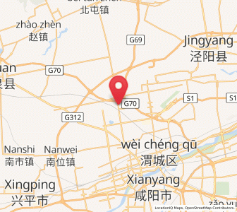 Map of Mazhuang, Shaanxi