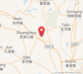 Map of Mazongling, Hunan