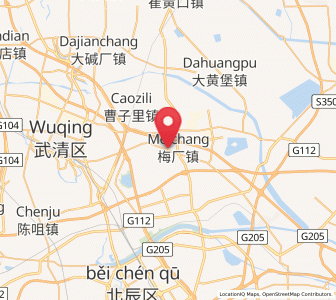 Map of Meichang, Tianjin