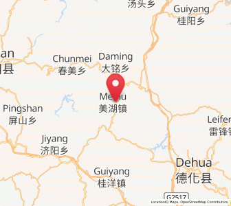 Map of Meihu, Fujian