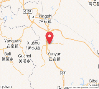Map of Meihua, Guangdong