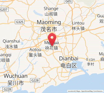 Map of Meihua, Guangdong