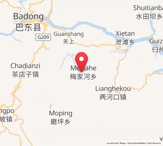 Map of Meijiahe, Hubei