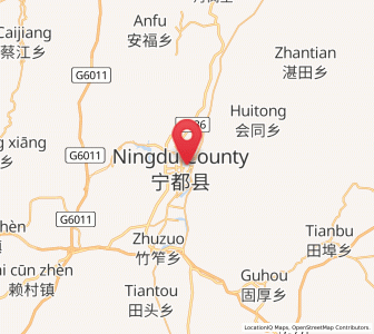 Map of Meijiang, Jiangxi