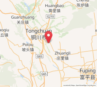 Map of Meijiaping, Shaanxi