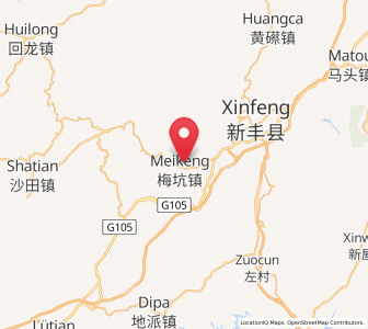 Map of Meikeng, Guangdong