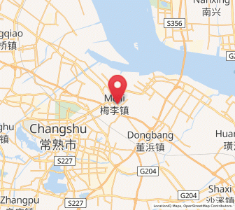 Map of Meili, Jiangsu