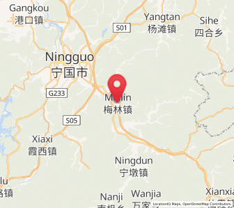 Map of Meilin, Anhui