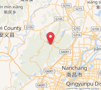Map of Meiling, Jiangxi
