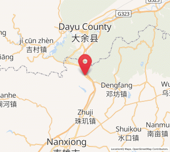 Map of Meiling, Guangdong