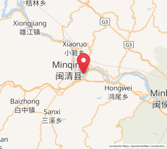 Map of Meipucun, Fujian