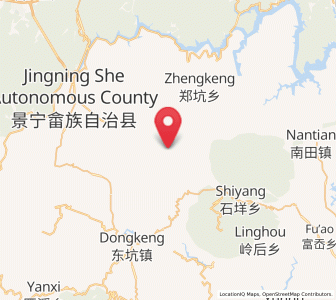 Map of Meiqi, Zhejiang