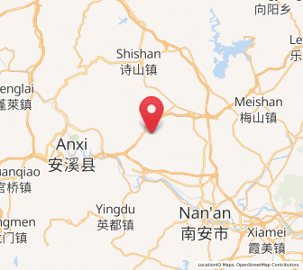 Map of Meishan, Fujian