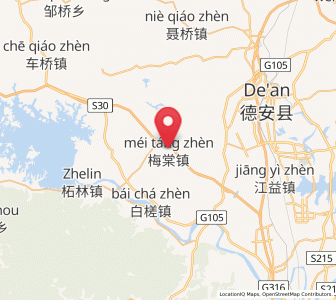 Map of Meitang, Jiangxi