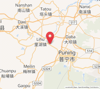 Map of Meitang, Guangdong