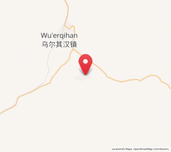 Map of Meitian, Inner Mongolia