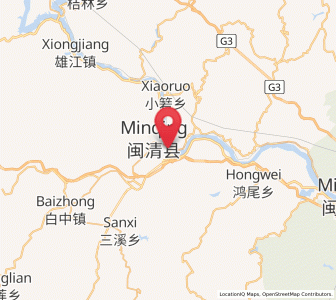 Map of Meixi, Fujian
