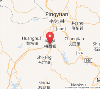 Map of Meixi, Guangdong