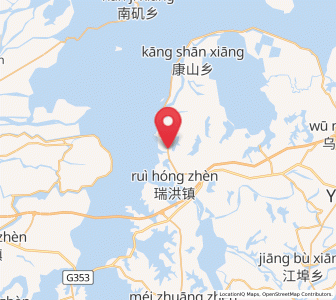 Map of Meixi, Jiangxi